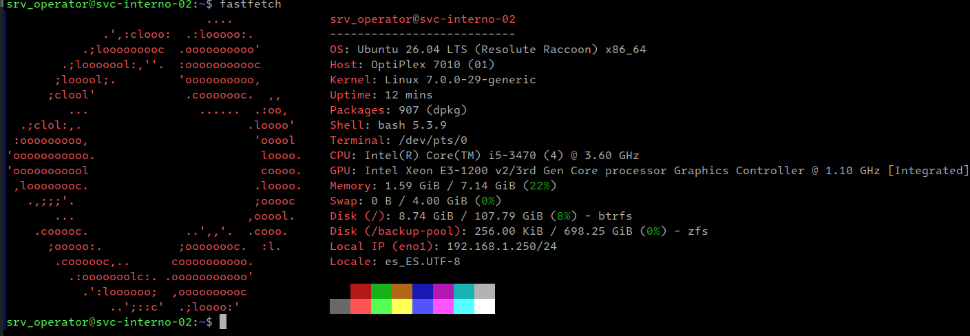 Ubuntu remote server